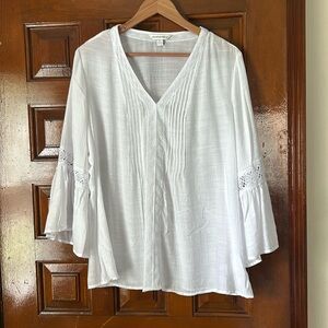 Gauzy Boho Bell Sleeve Top